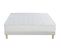 Ensemble Matelas Ressorts 80x220 Cm - Spring 600 Ferme, Sommier Tradition Graphic Et Pieds