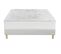 Ensemble Matelas Latex 80x190 Cm Morphozone 210, Sommier Tradition Graphic Et Pieds