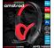 Casque Pro Gamer Ams H888 Red 40mm Power Bass Avec Micro Intégré, Réglage Volume