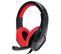 Casque Pro Gamer Ams H888 Red 40mm Power Bass Avec Micro Intégré, Réglage Volume