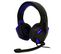 Casque Pro Gamer Basic Ams H555 Bleu LED - 40mm Power Bass Avec Micro Intégré, Réglage Volume