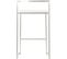 Tabouret De Bar Minimaliste Assise Blanc H Assise 65cm