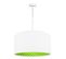 Suspension Enfant Abat-jour Blanc Et Vert 40x40x102