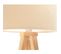 Lampe De Chevet Bois Clair 30x30x46cm