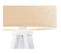 Lampe De Chevet Bois Blanc 30x30x46cm