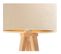 Lampe De Chevet Bois Clair 30x30x46cm