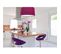 Suspension Tissu Violet 40x40x102cm