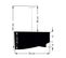 Suspension Tissu Noir 50x50x105cm