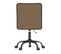 Bill-fauteuil De Bureaux En Cuir Synthétique Patiné Marron