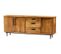 Gedeon-buffet Vintage 3 Portes 3 Tiroirs L200, Bois De Manguier Massif