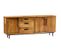 Gedeon-buffet Vintage 3 Portes 3 Tiroirs L200, Bois De Manguier Massif