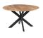 Urban-table à Manger Ronde 6 Personnes D130 Cm, Spider Et Acacia