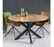 Urban-table à Manger Ronde 6 Personnes D130 Cm, Spider Et Acacia