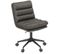 Matt-fauteuil De Bureaux En Cuir Synthétique Patiné Anthracite