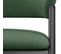 Wool-chaise En Tissu Sauge Et Bois Noir (x2)