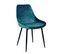 Chaise Velours Bleu Riba