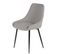 Chaise Tissu Gris Clair Indo