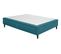 Sommier coffre manuel NUIT FAUBOURG TRIOMPHE 140x190 cm bleu