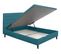 Sommier coffre manuel NUIT FAUBOURG TRIOMPHE 140x190 cm bleu