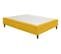 Sommier coffre manuel NUIT FAUBOURG TRIOMPHE 140x190 cm jaune