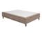 Sommier coffre manuel NUIT FAUBOURG TRIOMPHE 140x190 cm truffe