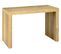 Table D'appoint De Panneau En Nid D'abeille Coloris Chêne - Dim : L50 X P30 X H35 Cm