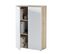 Armoire De Rangement Bureau Avec 2 Portes - Dim : 119 X 80 X 33 Cm -pegane