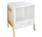 Casier De Rangement Pour Enfant En Mdf Coloris Blanc - Dim : L.33 X L.30 X H.40 Cm