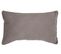 Lot De 6 Coussins Rectangulaires 100% Polyester Coloris Taupe - Dim : L.50 X L.30 Cm