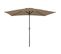 Parasol Droit Hapuna Rectangulaire 2x3m Taupe