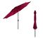 Parasol Droit Hapuna Rond 3,30m De Diamètre Fuchsia