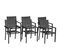 Lot De 6 Chaises En Aluminium Anthracite - Textilène Gris