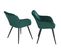 Chaise Vintage Gisele Velours Vert