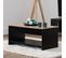 Table Basse Avec Plateau Relevable Noire Et Bois Hedda