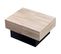 Table Basse Avec Plateaux Amovibles Noire Greta