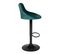 Tabouret De Bar En Velours Vert Robin