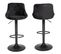 Lot De 2 Tabourets De Bar En Velours Noir Robin