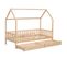 Lit Cabane Pour Enfant 190x90cm En Bois Avec Tiroirs Marceau