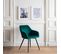 Chaise En Velours Bertille Verte