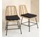 Lot De 2 Chaises En Rotin Synthétique Avec Coussins Oka