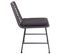 Lot De 2 Chaises En Rotin Synthétique Noires Avec Coussins Oka