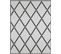 Tapis Extérieur Noir Et Blanc Scoobi 180x280 Cm Polypropylène