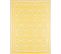 Tapis Extérieur Jaune Et Blanc Scoobi 150x220 Cm Polypropylène