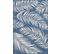 Tapis D'extérieur Rectangle À Motif Feuille De Palmier - 120x160 cm - Moa - Bleu