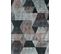 Tapis De Salon Rectangulaire Lavable En Machine A Motif Geometrique 70x180 Cm - Stampa 2032 - Gris