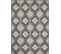 Tapis De Salon Interieur Exterieur Acapulco Gris Losanges 200x290cm