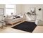 Tapis De Salon Doux Noir Cosy 160x230cm