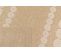 Tapis De Salon Intérieur Extérieur Rectangle Nature  Aspect Jute  Blanc 60x180cm