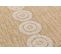 Tapis De Salon Intérieur Extérieur Rectangle Nature  Aspect Jute  Blanc 60x180cm