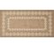 Tapis De Salon Intérieur Extérieur Rectangle Nature  Aspect Jute  Blanc 80x150cm